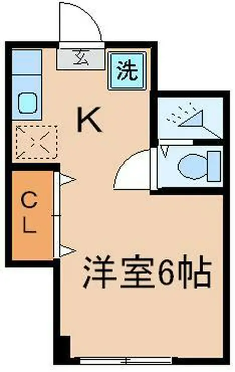 魚地マンション 2階階 間取り