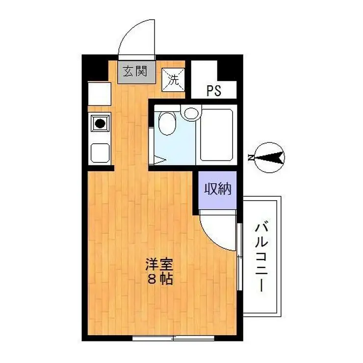 メゾン竹の塚 7階階 間取り