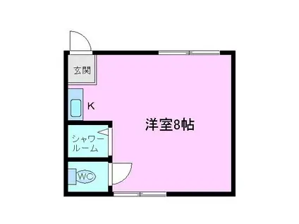 310ハイツ(ワンルーム/2階)の間取り写真