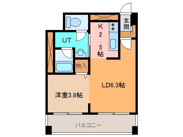 セフィーラトキア(1LDK/3階)の間取り写真