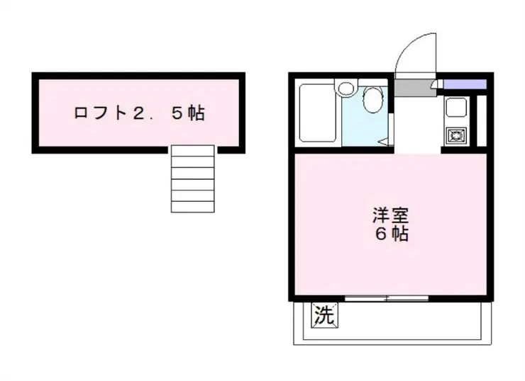 サウサリート21 2階階 間取り