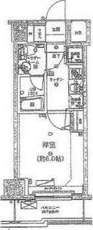 スパシエ ソリデ 武蔵小杉 7階階 間取り