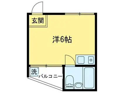 ザ・ハウス阿佐ヶ谷ノースI(ワンルーム/4階)の間取り写真