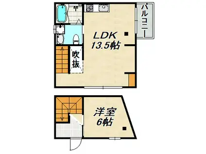 YSHOUSERD-02(1LDK/1階)の間取り写真