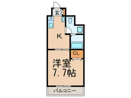 T′SDREAM名駅(1K/5階)の間取り写真