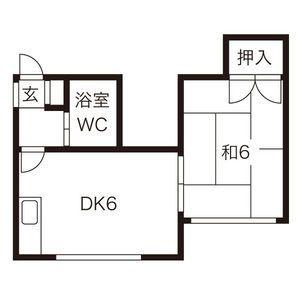 マクセル栄通(1DK/2階)の間取り写真