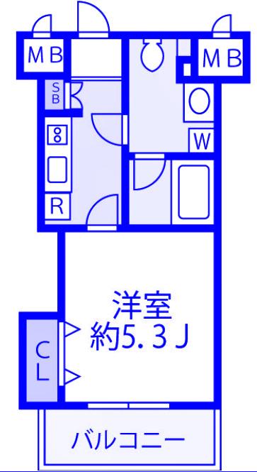 THE PREMIUM SUITE YOKOHAMA(1K/3階)の間取り写真