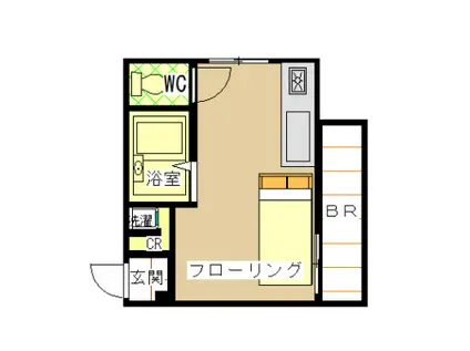 阪口マンション(ワンルーム/1階)の間取り写真