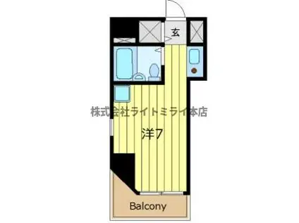 千駄木センチュリー21(ワンルーム/3階)の間取り写真
