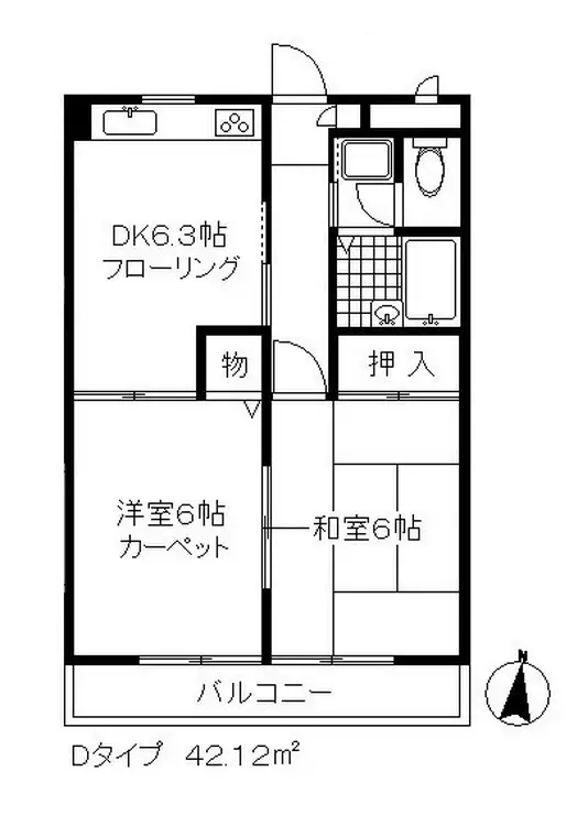 大泉ウエストヒルズ 4階階 間取り