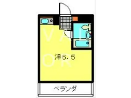 相模楽聖会館(ワンルーム/2階)の間取り写真