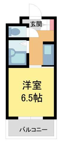 永和マンション(1K/4階)の間取り写真