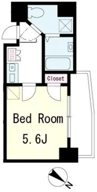 プラスパ鶴見 5階階 間取り