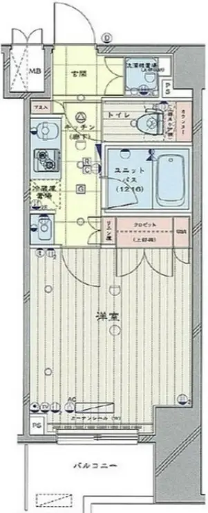 ルーブル板橋区役所前 7階階 間取り