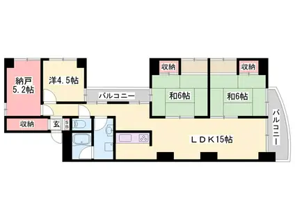 MISTRAL姫路駅南(4LDK/7階)の間取り写真