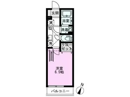 REVATY壱番館(1K/1階)の間取り写真
