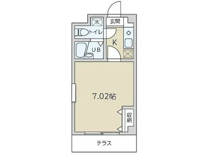 メゾン・ヒロム(ワンルーム/3階)の間取り写真