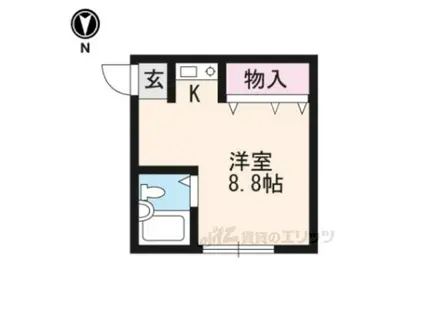 スタール堀池(ワンルーム/2階)の間取り写真