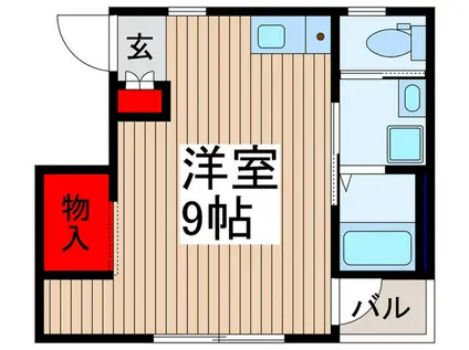 はっぴいハウス巣鴨5丁目(ワンルーム/2階)の間取り写真
