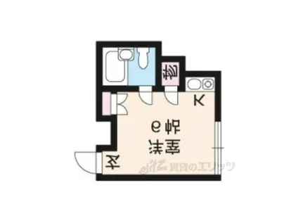 ハウスジョイ(ワンルーム/2階)の間取り写真