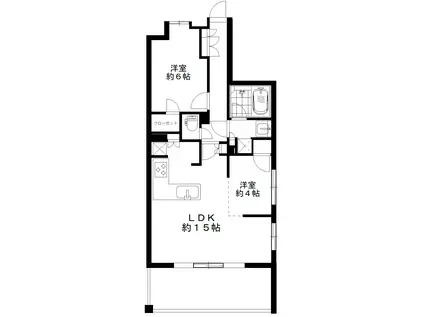 プレシス宮崎台(1SLDK/5階)の間取り写真