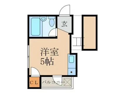 メゾンアライ中野(ワンルーム/3階)の間取り写真