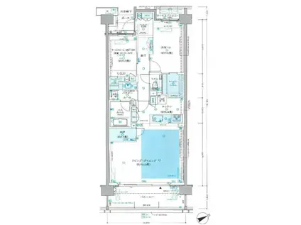 シティハウス吉祥寺北町(2LDK/5階)の間取り写真