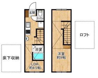 エスパシオ デル アモール(1LDK/1階)の間取り写真