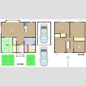 あいの里1-3戸建(5LDK/1階)の間取り写真
