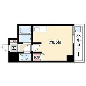 リアライズ栄II(ワンルーム/4階)の間取り写真