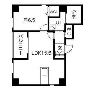 ラフォルテ(1LDK/5階)の間取り写真