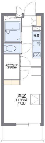 レオパレスルーチェIII(1K/3階)の間取り写真
