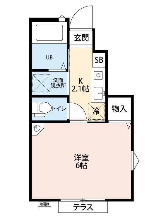 プレジール万願寺(1K/1階)の間取り写真