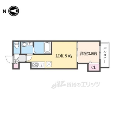 FASESIA ORCUS(1LDK/3階)の間取り写真