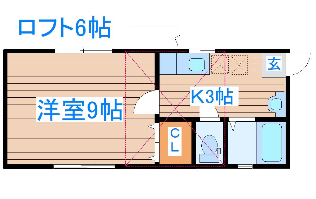 MAISON RATIS(1K/1階)の間取り写真
