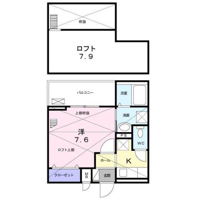 フェリーチェ(1K/3階)の間取り写真