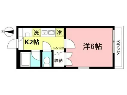 MKジェムズアパート(1K/1階)の間取り写真