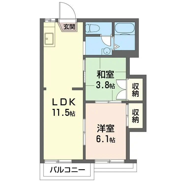 サンコート大塚 2階階 間取り