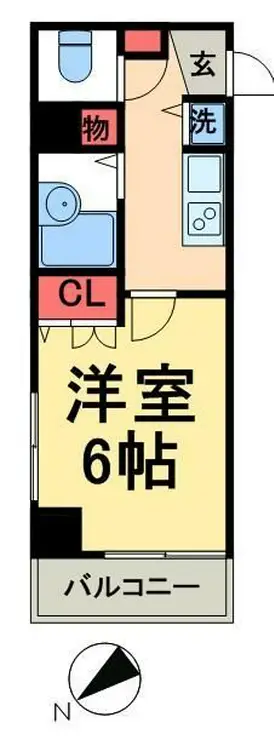 トーシンフェニックス日本橋蛎殻町弐番館 4階階 間取り