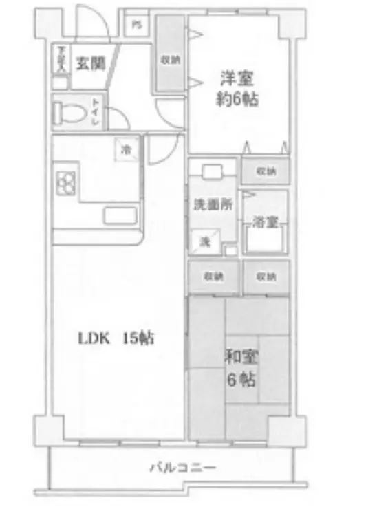 セジュール東所沢 2階階 間取り