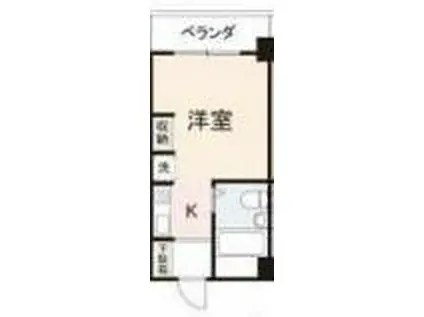 アパルトマン成合(ワンルーム/3階)の間取り写真