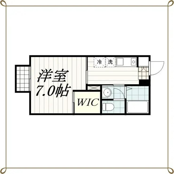 KENS本千葉 1階階 間取り
