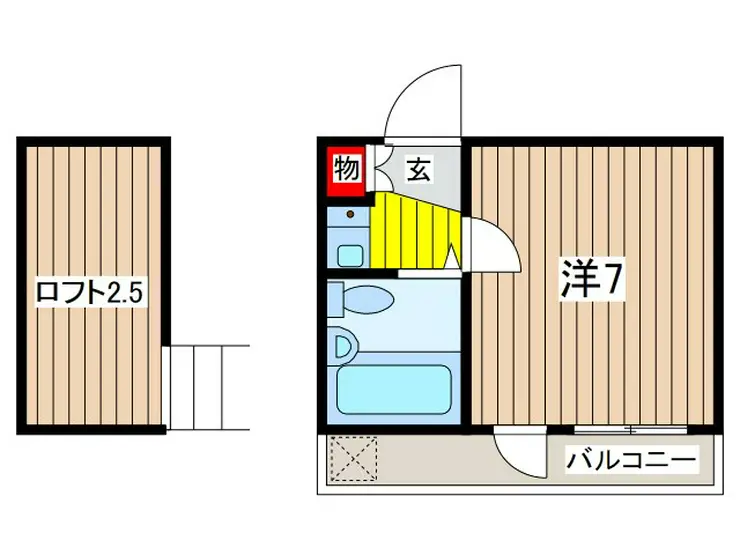 パインズアベニュー 2階階 間取り
