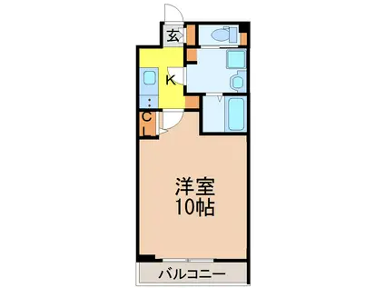 COZY山下通(1K/1階)の間取り写真