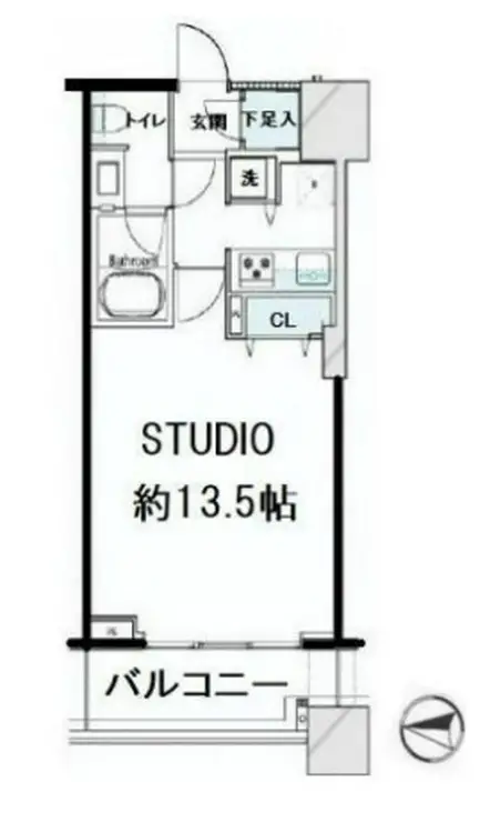 コンシェリア西新宿タワーズウエスト 11階階 間取り