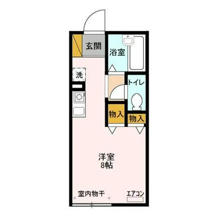 サンボナール弁天 1階階 間取り