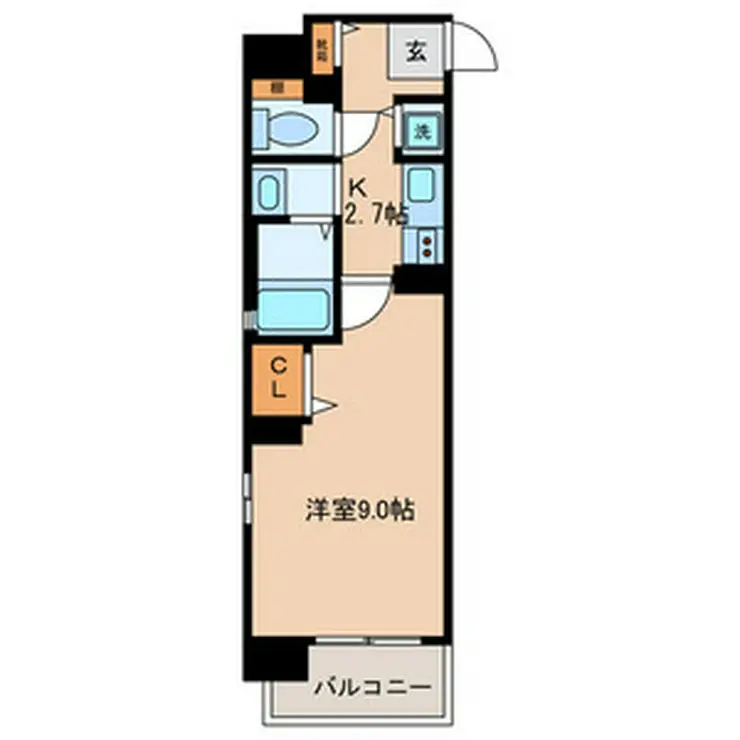 アレグレット千住宿 8階階 間取り
