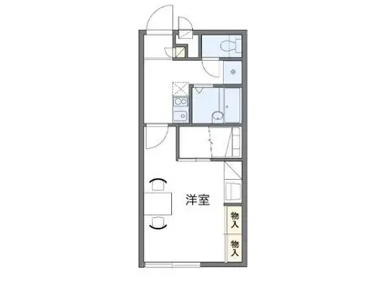 レオパレスエスポワール(1K/2階)の間取り写真