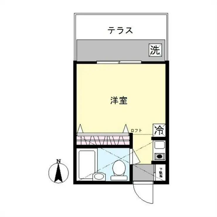 グリーンハイムK1 1階階 間取り