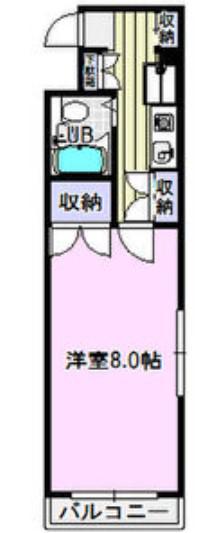 牧の里パークヒルズ(1K/3階)の間取り写真